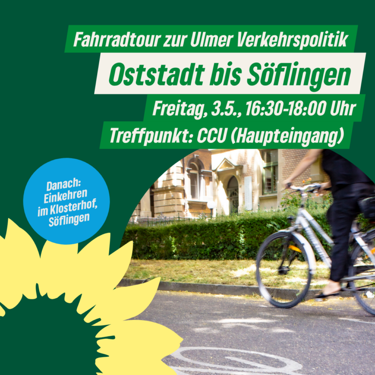 Fahrradtour von der Oststadt bis nach Söflingen
