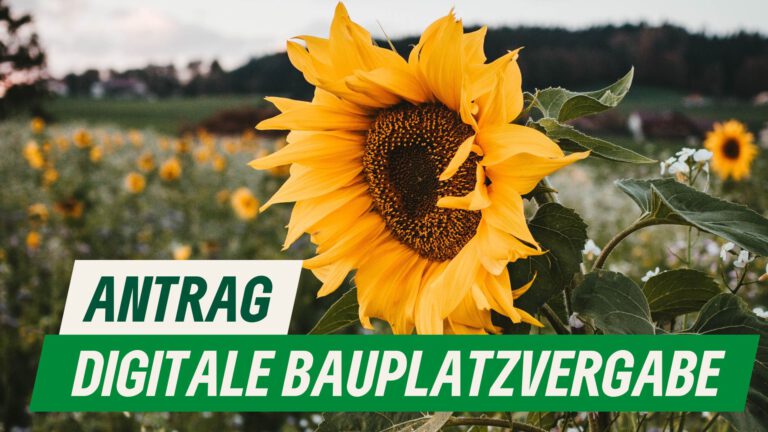 Digitale Bauplatzvergabe