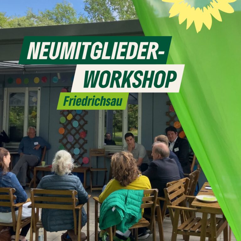 Neumitglieder-Workshop in der Friedrichsau