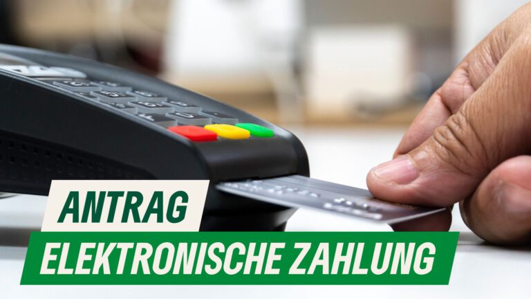 Einführung der elektronischen Zahlung