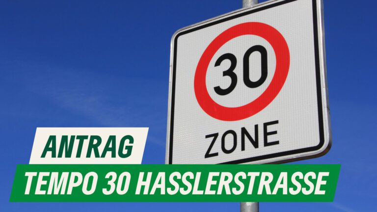 Tempo 30 in der Haßlerstraße 